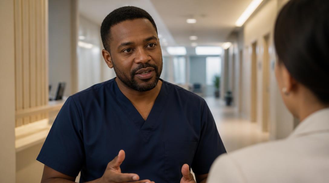 Médico cirurgião em ambiente hospitalar